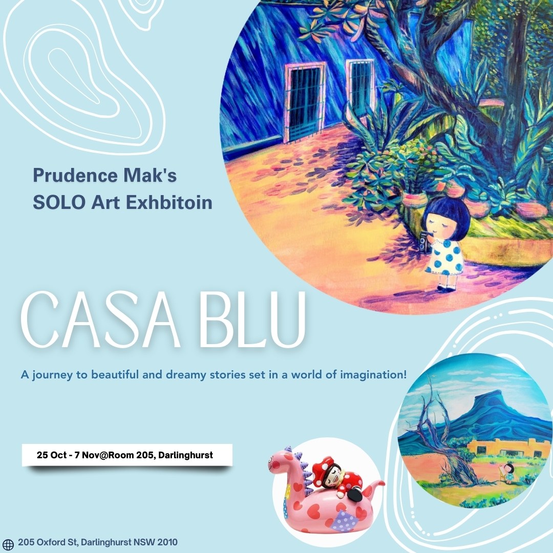 Prudence Mak Solo Art Exhibition: Case Blu